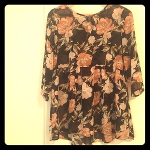 Floral tunic